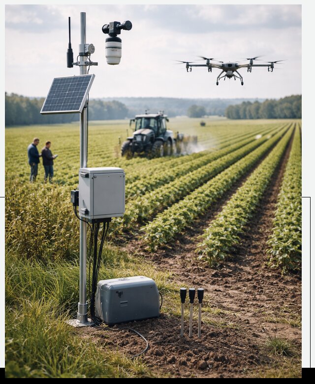 Разработка IoT мониторинга полей в Ижевске от 8829 р. | АвикейЖвс